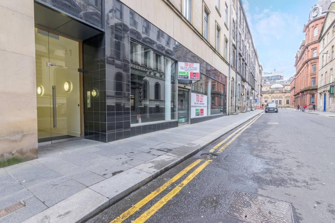 1 Bedroom Flat In The Heart Of Merchant City Glasgow Exterior foto