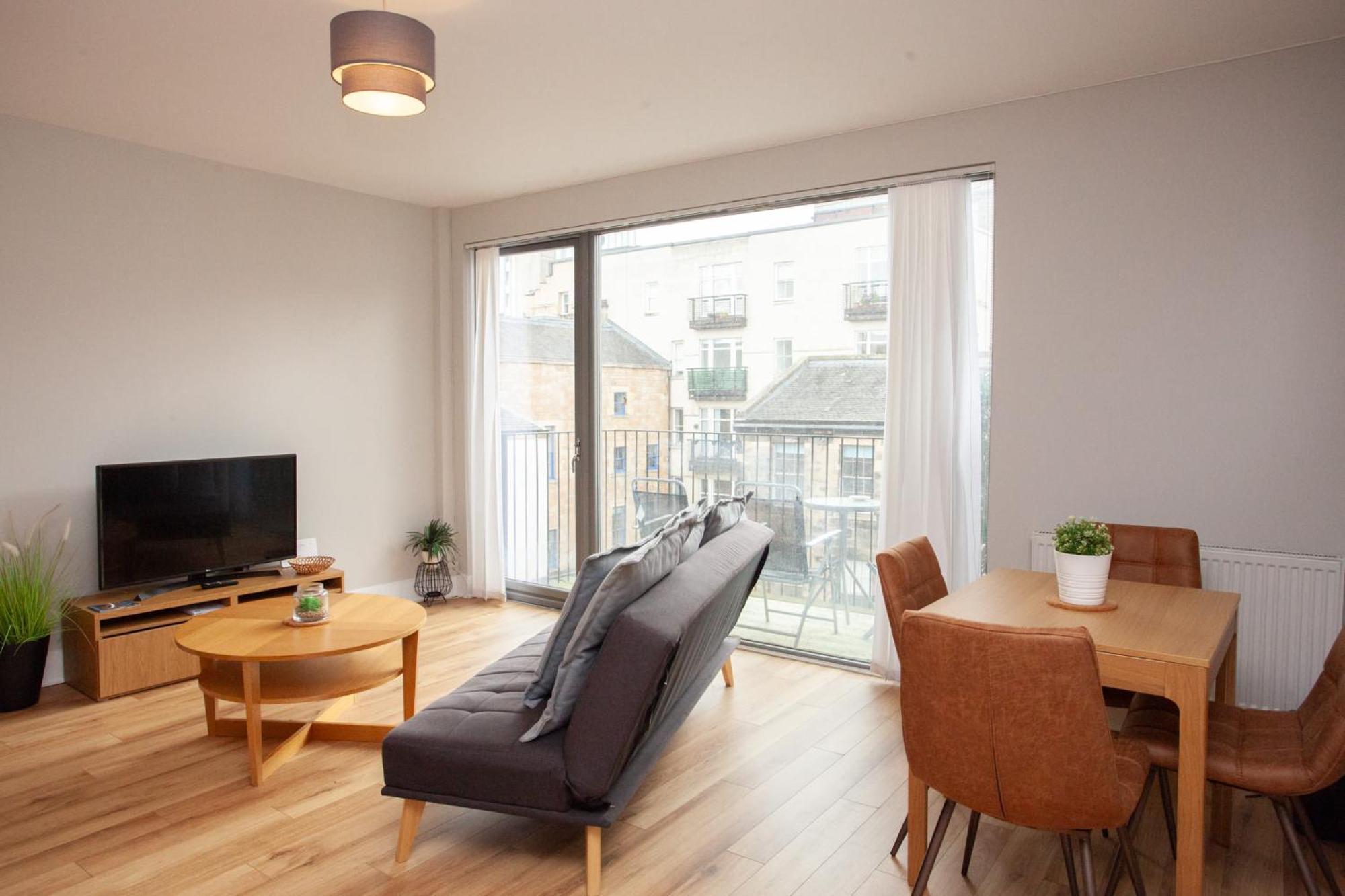 1 Bedroom Flat In The Heart Of Merchant City Glasgow Exterior foto